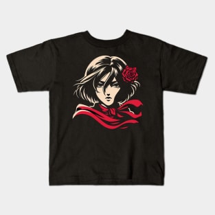 mikasa ackerman Kids T-Shirt